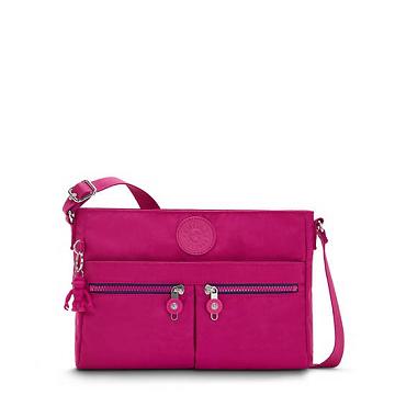 Kipling New Angie Fashion Crossbody Bags Pink Fuchsia | AU 1191EB